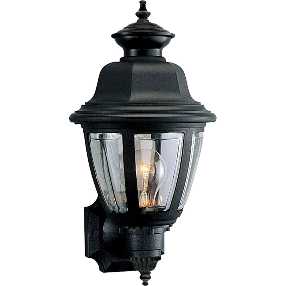 Progress Canada - One Light Wall Lantern - Non-Metallic Incandescent - Black- Union Lighting Luminaires Decor