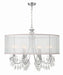 Crystorama - Eight Light Chandelier - Hampton - Polished Chrome- Union Lighting Luminaires Decor