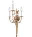 Crystorama - Three Light Wall Sconce - Loxley - Matte Brass- Union Lighting Luminaires Decor