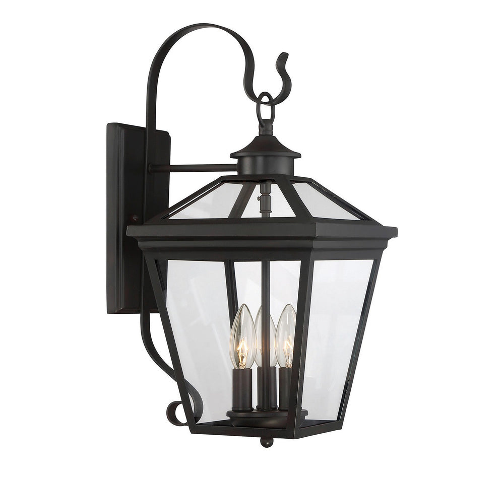 Savoy House Canada - Three Light Wall Lantern - Ellijay - English Bronze- Union Lighting Luminaires Decor