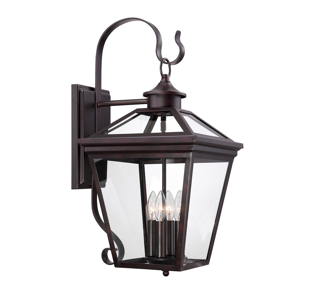 Savoy House Canada - Four Light Outdoor Wall Lantern - Ellijay - English Bronze- Union Lighting Luminaires Decor