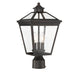 Savoy House Canada - Three Light Post Lantern - Ellijay - English Bronze- Union Lighting Luminaires Decor