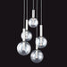 Sonneman Canada - Five Light Pendant - Bubbles - Polished Nickel- Union Lighting Luminaires Decor
