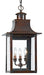 Quoizel - Three Light Outdoor Hanging Lantern - Chalmers - Aged Copper- Union Lighting Luminaires Decor