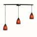 ELK Home - Three Light Pendant - Classico - Dark Rust- Union Lighting Luminaires Decor