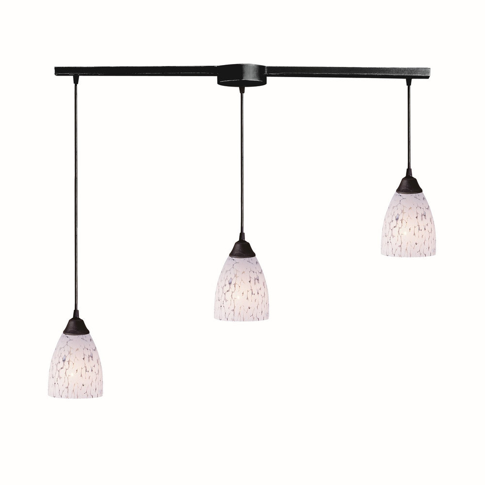 ELK Home - Three Light Pendant - Classico - Dark Rust- Union Lighting Luminaires Decor