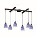 ELK Home - Six Light Pendant - Classico - Dark Rust- Union Lighting Luminaires Decor