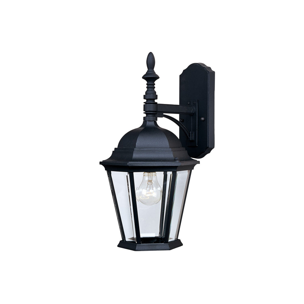 Maxim - One Light Outdoor Wall Lantern - Westlake - Black- Union Lighting Luminaires Decor