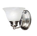 Maxim - One Light Wall Sconce - Malaga - Satin Nickel- Union Lighting Luminaires Decor
