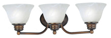 Maxim - Three Light Bath Vanity - Malaga - Oil Rubbed Bronze- Union Lighting Luminaires Decor