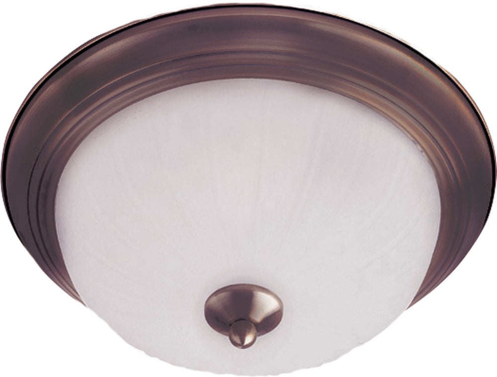 Maxim - Three Light Flush Mount - Essentials - 583x - Oil Rubbed Bronze- Union Lighting Luminaires Decor