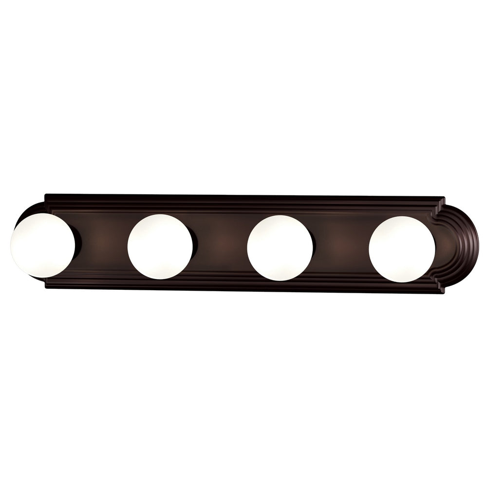 Maxim - Four Light Bath Vanity - Essentials - 712x - Oil Rubbed Bronze- Union Lighting Luminaires Decor