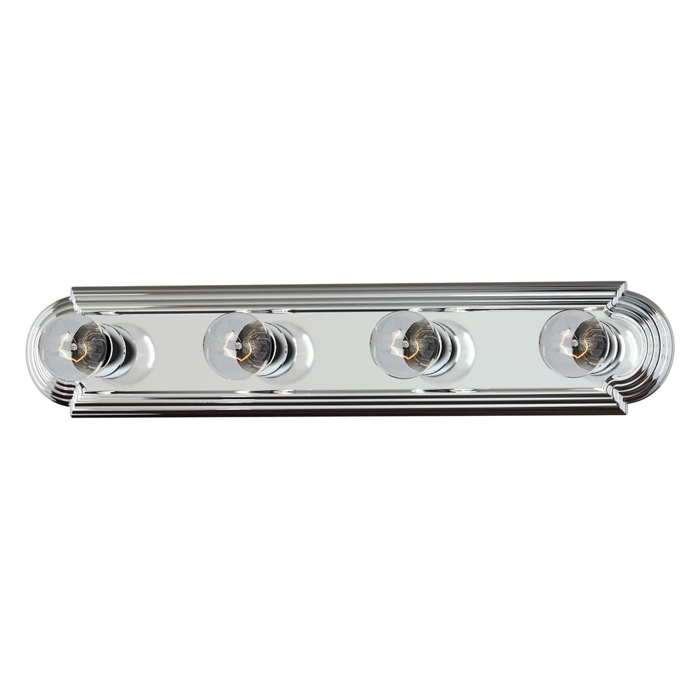 Maxim - Four Light Bath Vanity - Essentials - 712x - Polished Chrome- Union Lighting Luminaires Decor