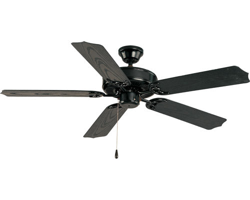 Maxim - 52" Outdoor Ceiling Fan - Basic-Max - Black- Union Lighting Luminaires Decor