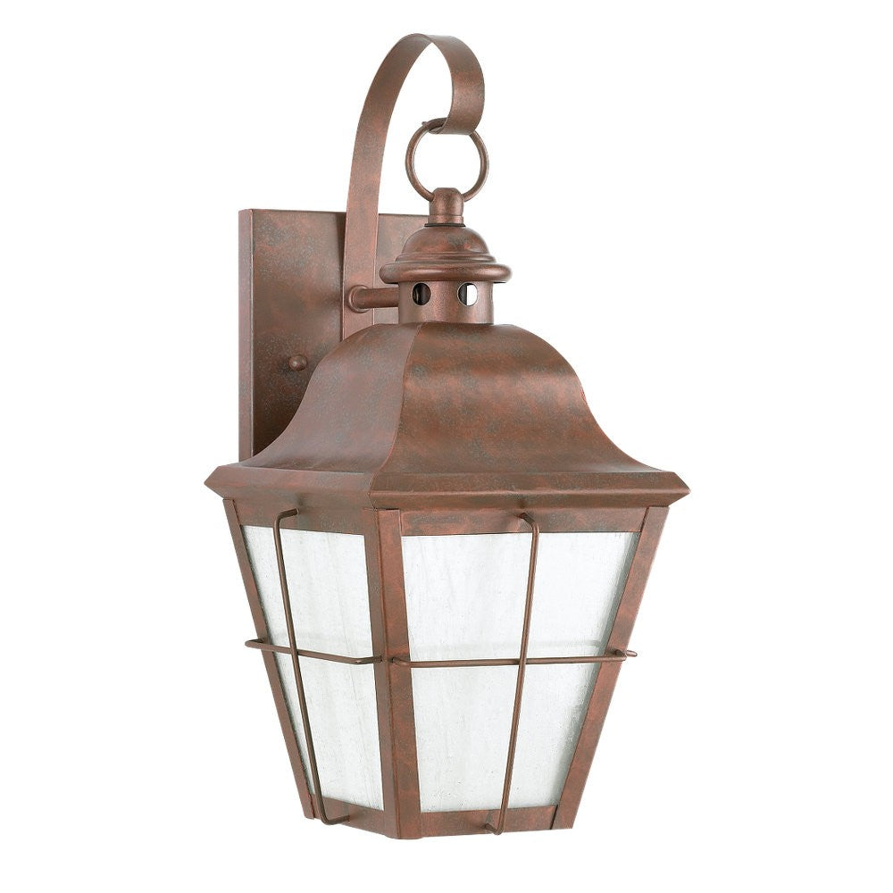 Generation Lighting Canada - One Light Outdoor Wall Lantern - Chatham - Weathered Copper- Union Lighting Luminaires Decor