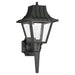 Generation Lighting Canada. - One Light Outdoor Wall Lantern - Polycarbonate Outdoor - Black- Union Lighting Luminaires Decor