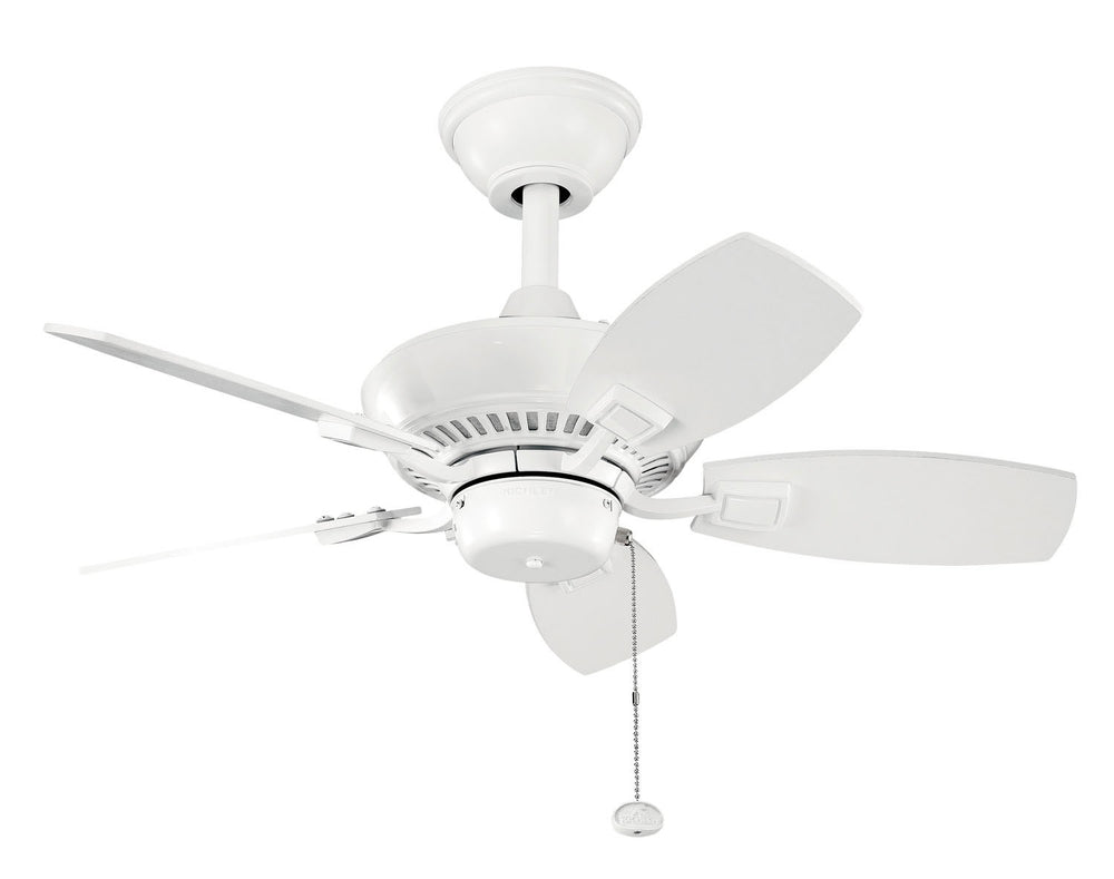 Kichler Canada - 30"Ceiling Fan - Canfield - White- Union Lighting Luminaires Decor