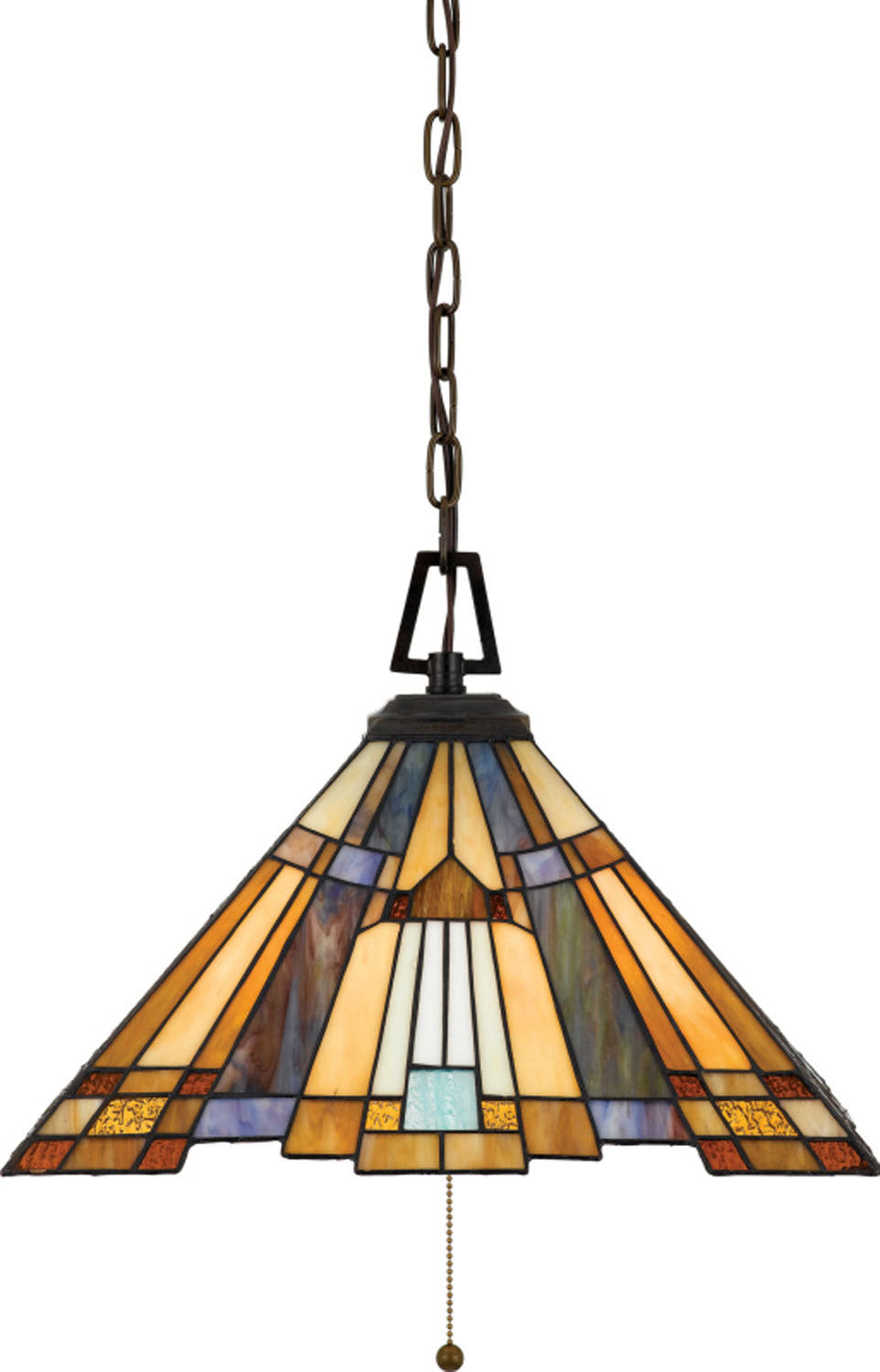 Quoizel - Three Light Pendant - Inglenook - Valiant Bronze- Union Lighting Luminaires Decor