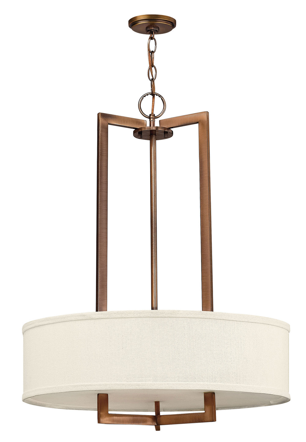 Hinkley Canada - LED Chandelier - Hampton - Brushed Bronze- Union Lighting Luminaires Decor