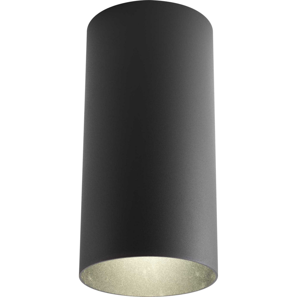 Progress Canada - One Light Outdoor Ceiling Mount - Cylinder - Black- Union Lighting Luminaires Decor