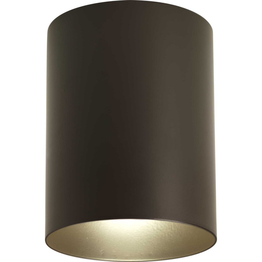 Progress Canada - One Light Outdoor Ceiling Mount - Cylinder - Antique Bronze- Union Lighting Luminaires Decor