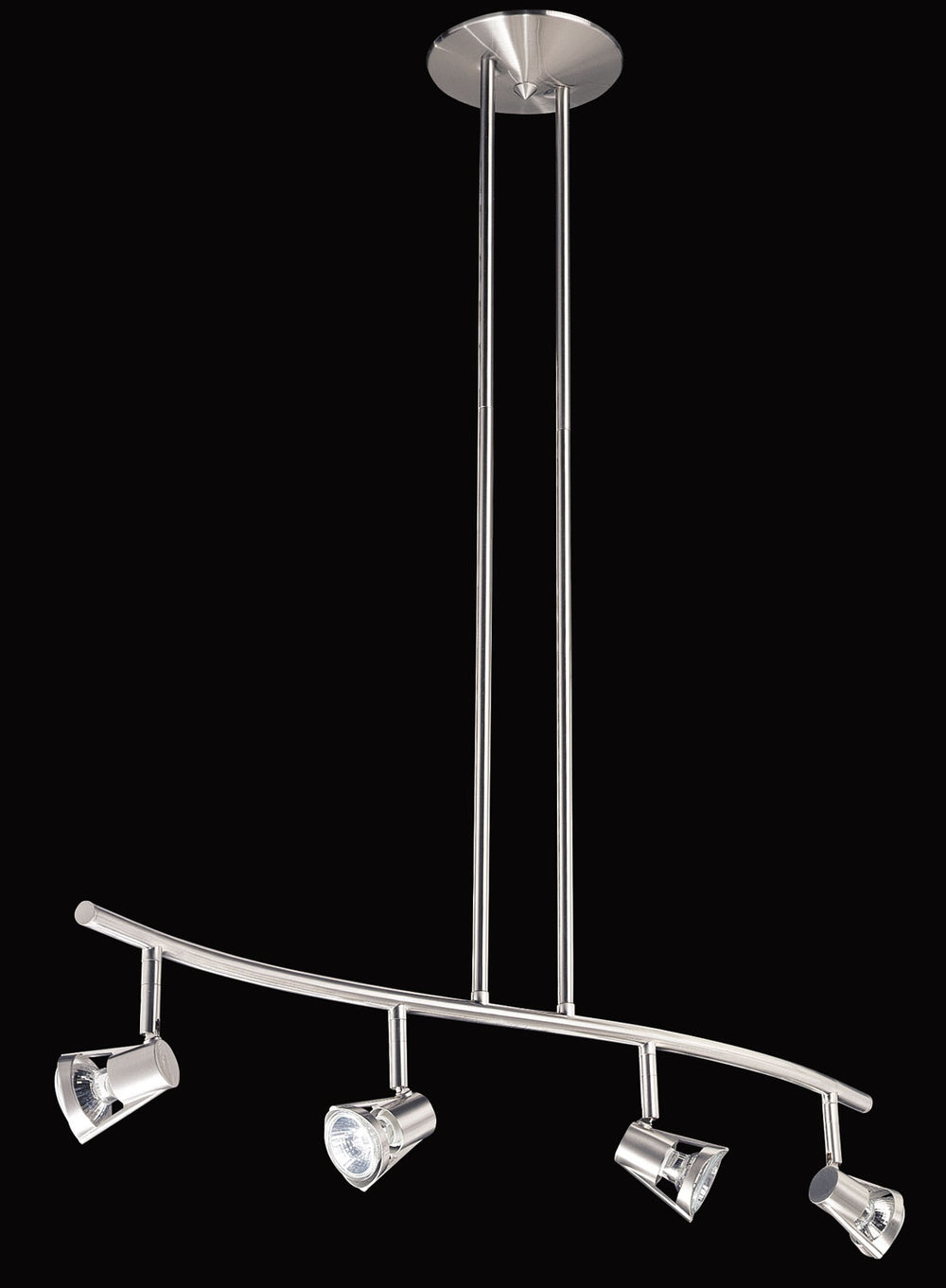 Kendal Canada - Four Light Fixed Rail Fixture - Sorella - Satin Nickel- Union Lighting Luminaires Decor