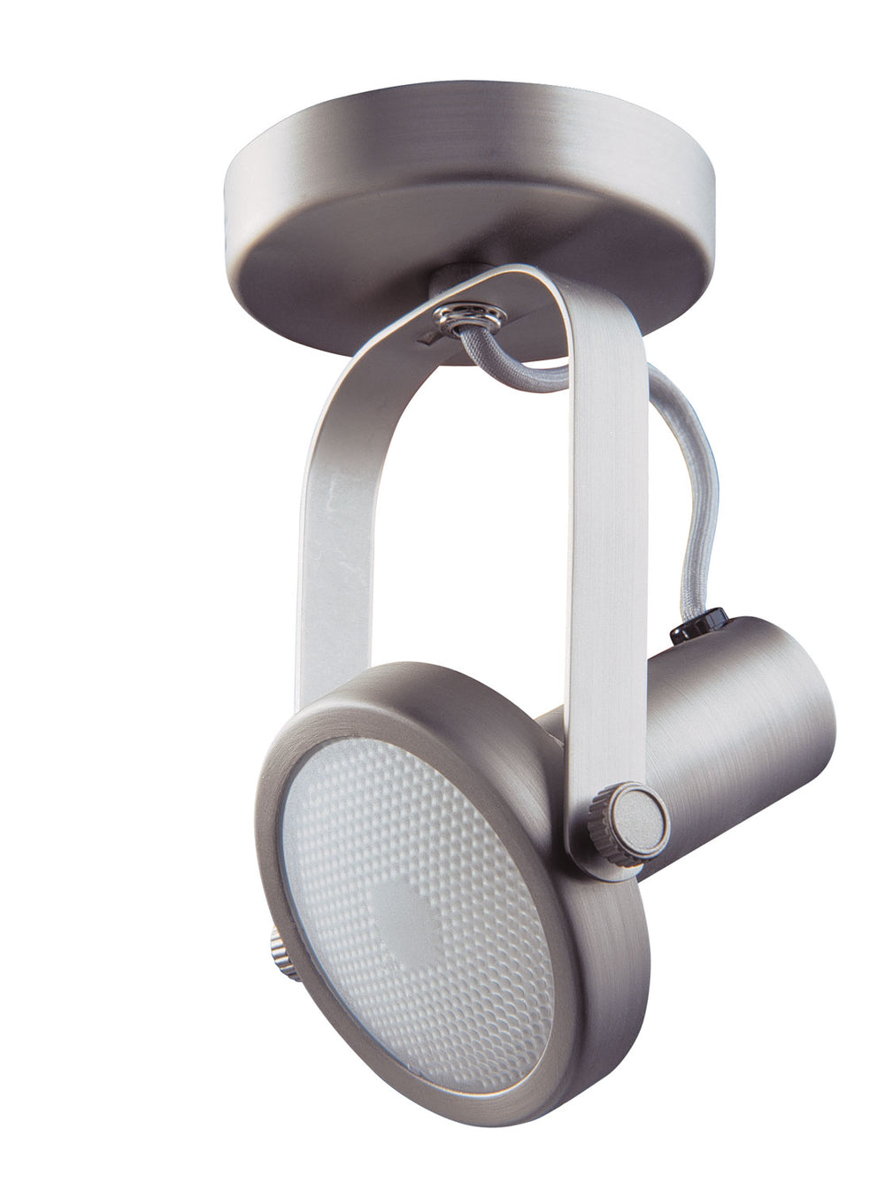 Kendal Canada - One Light Gimbal Monopoint - Monopoint - Brushed Steel,Nickel or Steel- Union Lighting Luminaires Decor