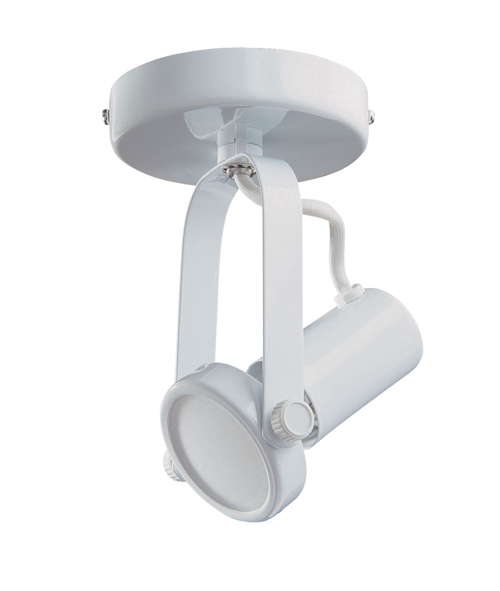 Kendal Canada - One Light Gimbal Monopoint - Monopoint - White- Union Lighting Luminaires Decor
