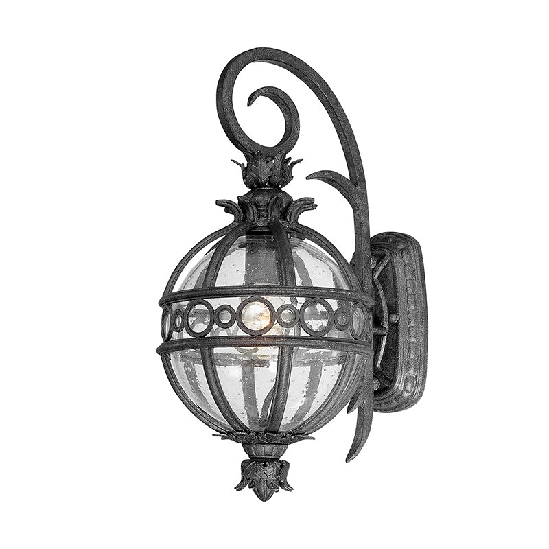 Troy Lighting Canada - One Light Wall Lantern - Campanile - French Iron- Union Lighting Luminaires Decor
