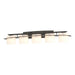 Hubbardton Forge - Five Light Wall Sconce - Ellipse - Dark Smoke- Union Lighting Luminaires Decor
