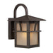 Generation Lighting Canada. - One Light Outdoor Wall Lantern - Medford Lakes - Statuary Bronze- Union Lighting Luminaires Decor