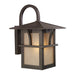 Generation Lighting Canada. - One Light Outdoor Wall Lantern - Medford Lakes - Statuary Bronze- Union Lighting Luminaires Decor