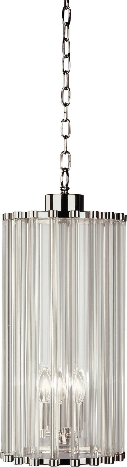 Robert Abbey - Five Light Pendant - Cole - Polished Nickel- Union Lighting Luminaires Decor