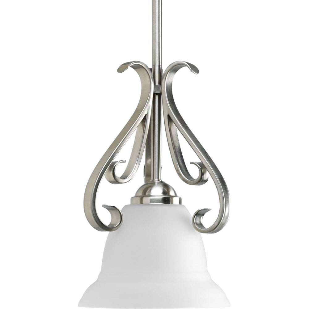 Progress Canada - One Light Pendant - Torino - Brushed Nickel- Union Lighting Luminaires Decor