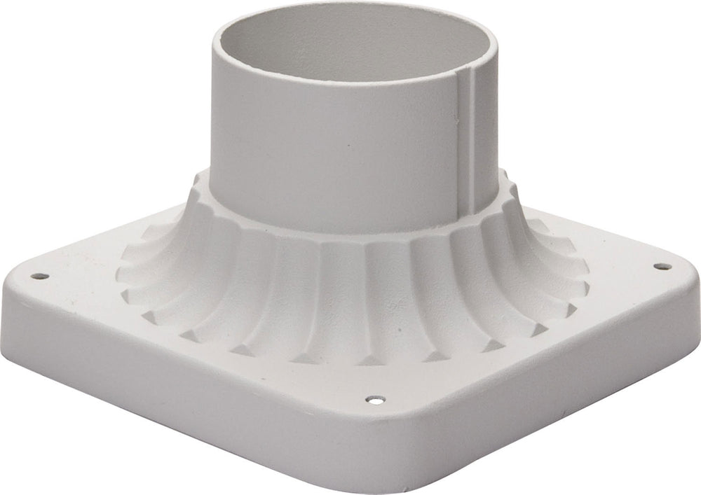 Maxim - Outdoor Essentials Cast Pier Mount - Outdoor Essentials - 200x - White- Union Lighting Luminaires Decor
