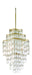 Corbett Lighting - Seven Light Chandelier - Dolce - Champagne Leaf- Union Lighting Luminaires Decor