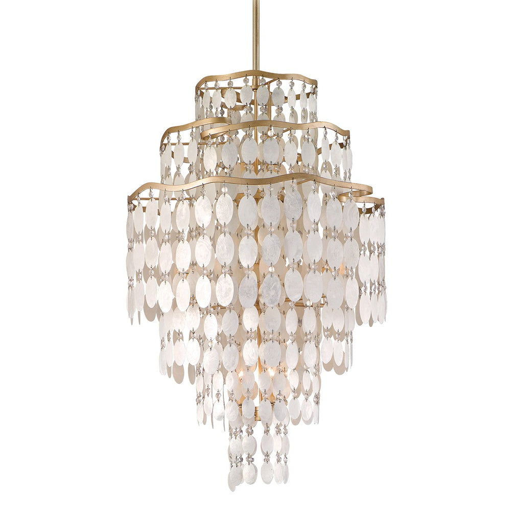 Corbett Lighting Canada - 12 Light Chandelier - Dolce - Champagne Leaf- Union Lighting Luminaires Decor