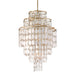 Corbett Lighting Canada - 12 Light Chandelier - Dolce - Champagne Leaf- Union Lighting Luminaires Decor