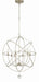 Crystorama - Six Light Chandelier - Solaris - Olde Silver- Union Lighting Luminaires Decor