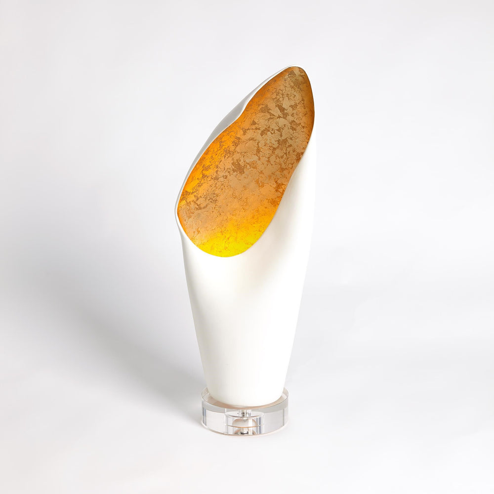 Lampe à capuche blanche