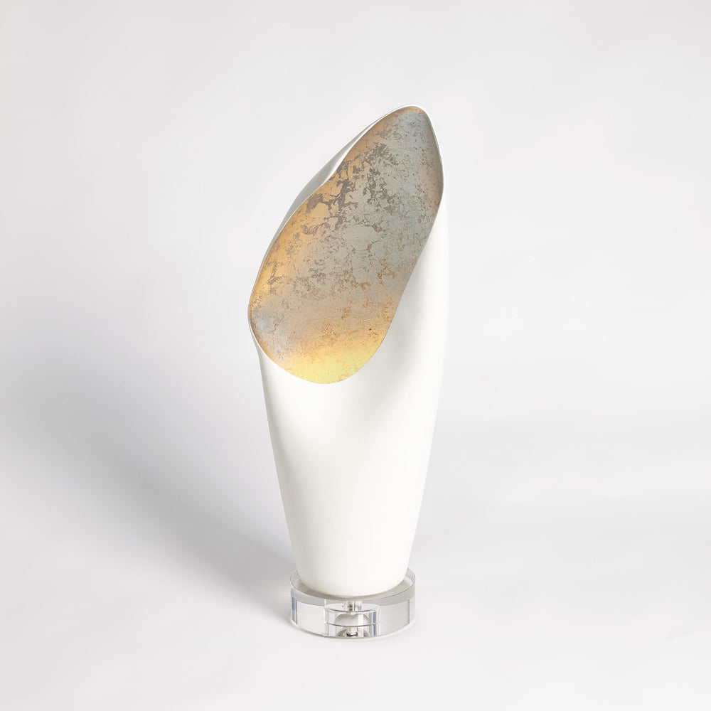 Lampe à capuche blanche