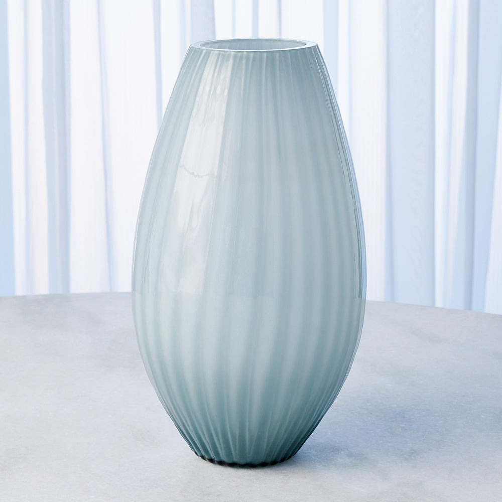 Cased Glass Vases Blue