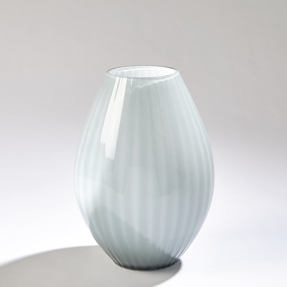 Cased Glass Vases Blue