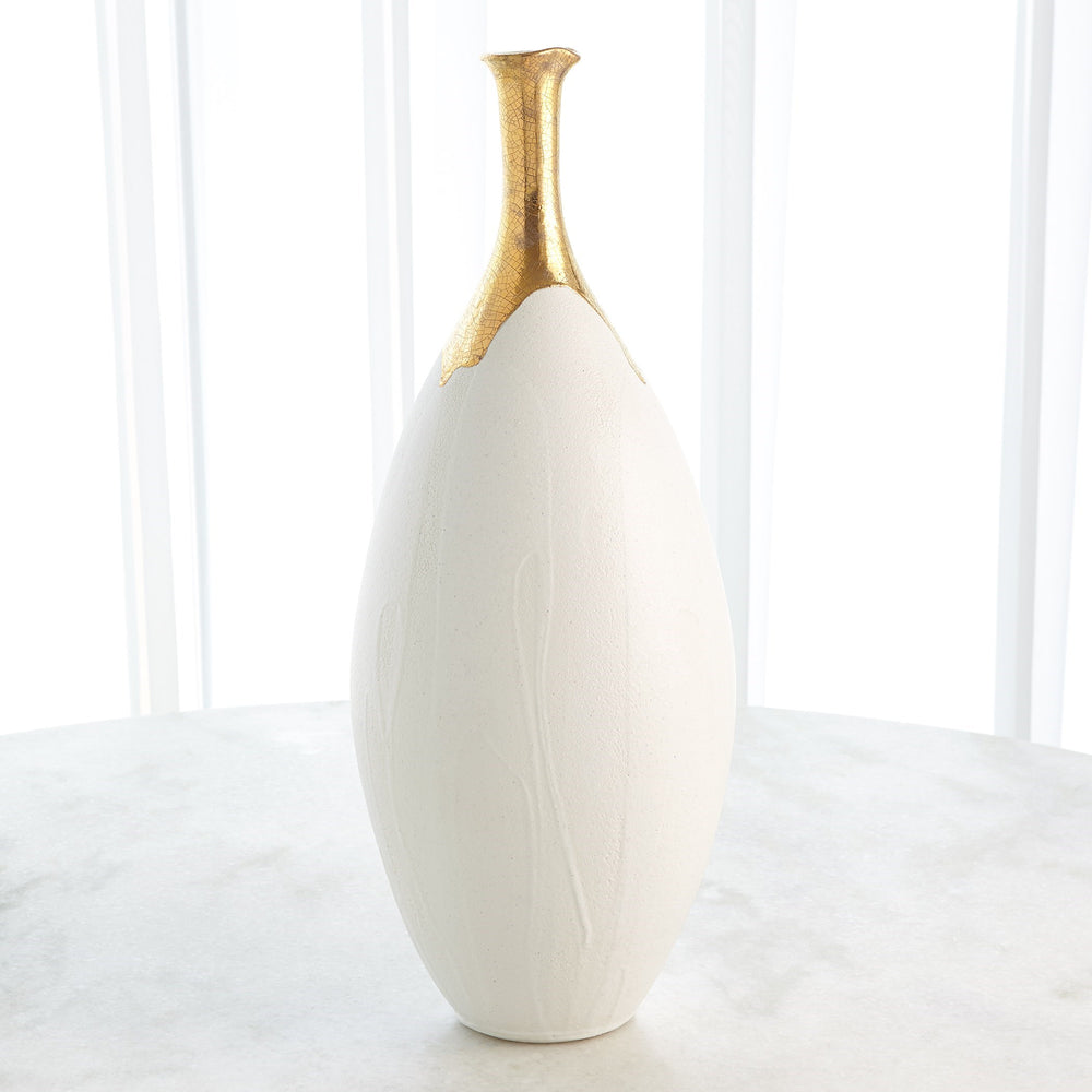 Vases dorées trempées