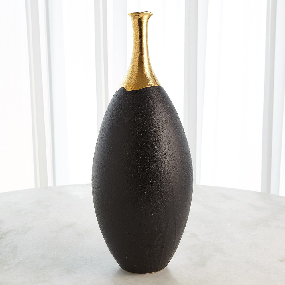 Vases dorées trempées