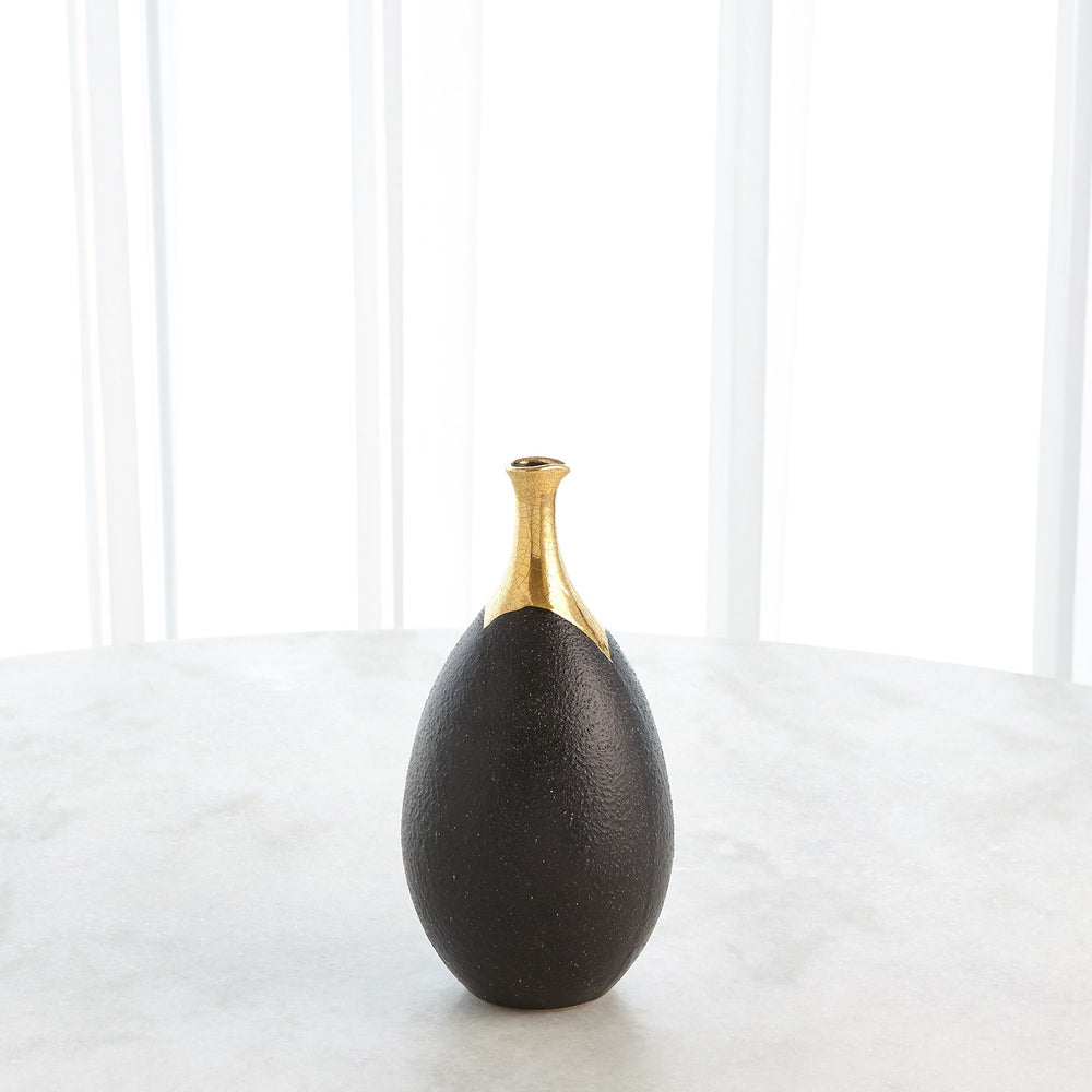 Vases dorées trempées