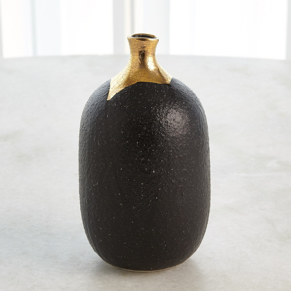 Vases dorées trempées