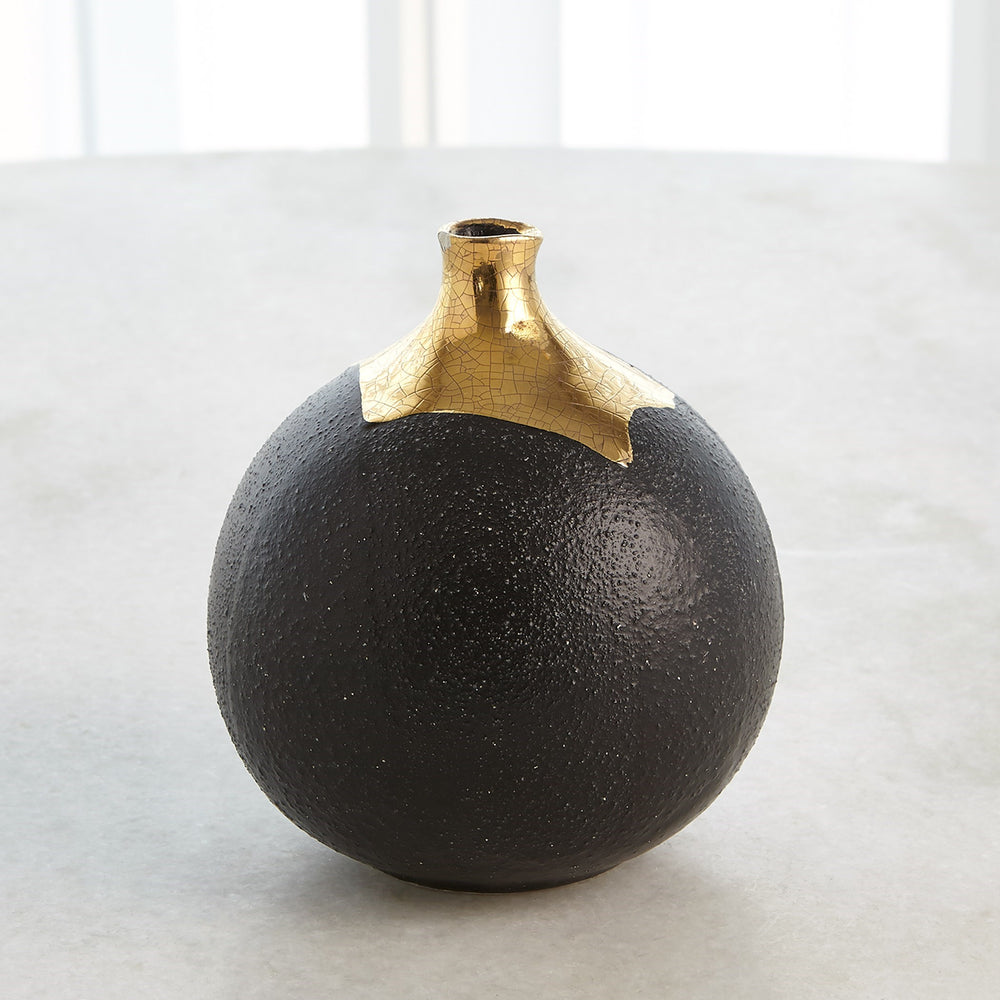 Vases dorées trempées