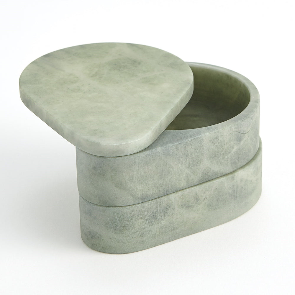 Albâtre en larme à double boîte pivotant