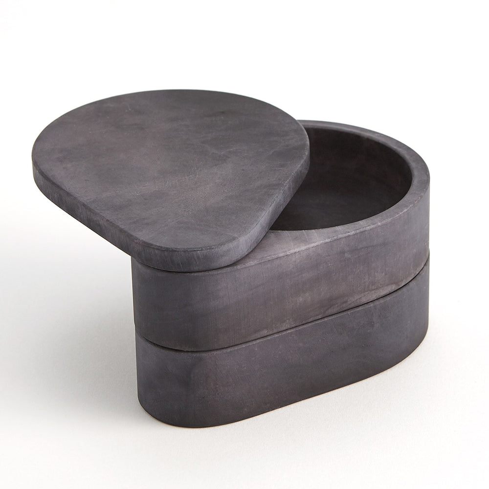 Albâtre en larme à double boîte pivotant